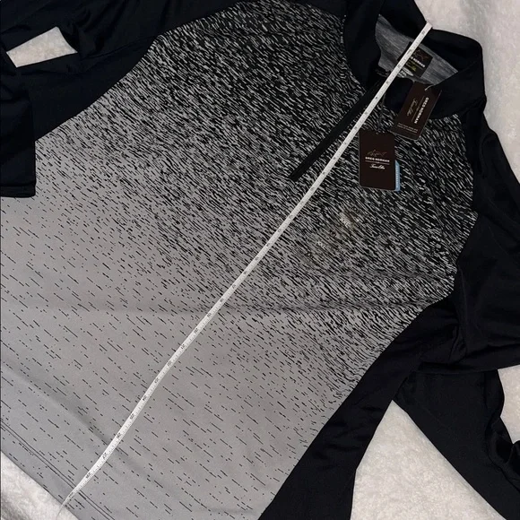 Greg Norman Collection Black and Gray Long Sleeve Tee - Picture 11 of 12